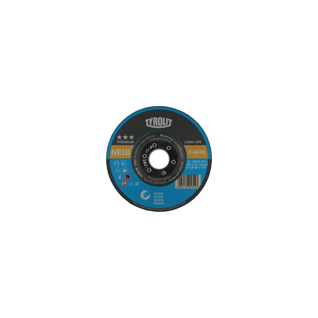 Disc de șlefuire 178x7x22,23mm ZA24S-BFX 34353687
