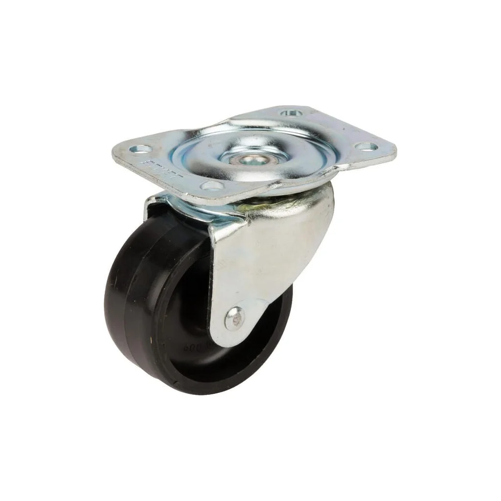 Roată pivotantă cu rolă polipropilenă diametru 58x28mm fiting 80x60mm sarcină 100kg Tente 3430POI058P608060
