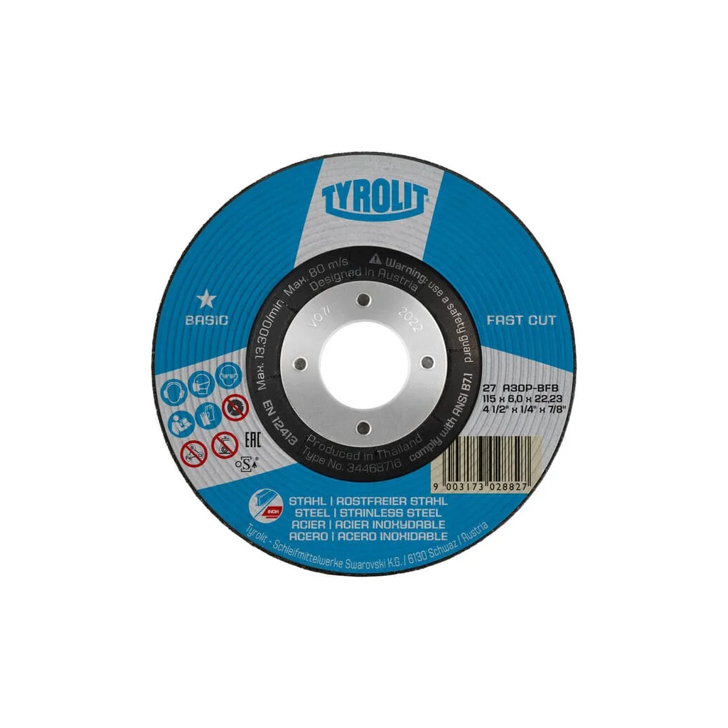 Disc de șlefuire de bază St-SS 178x6 34468719