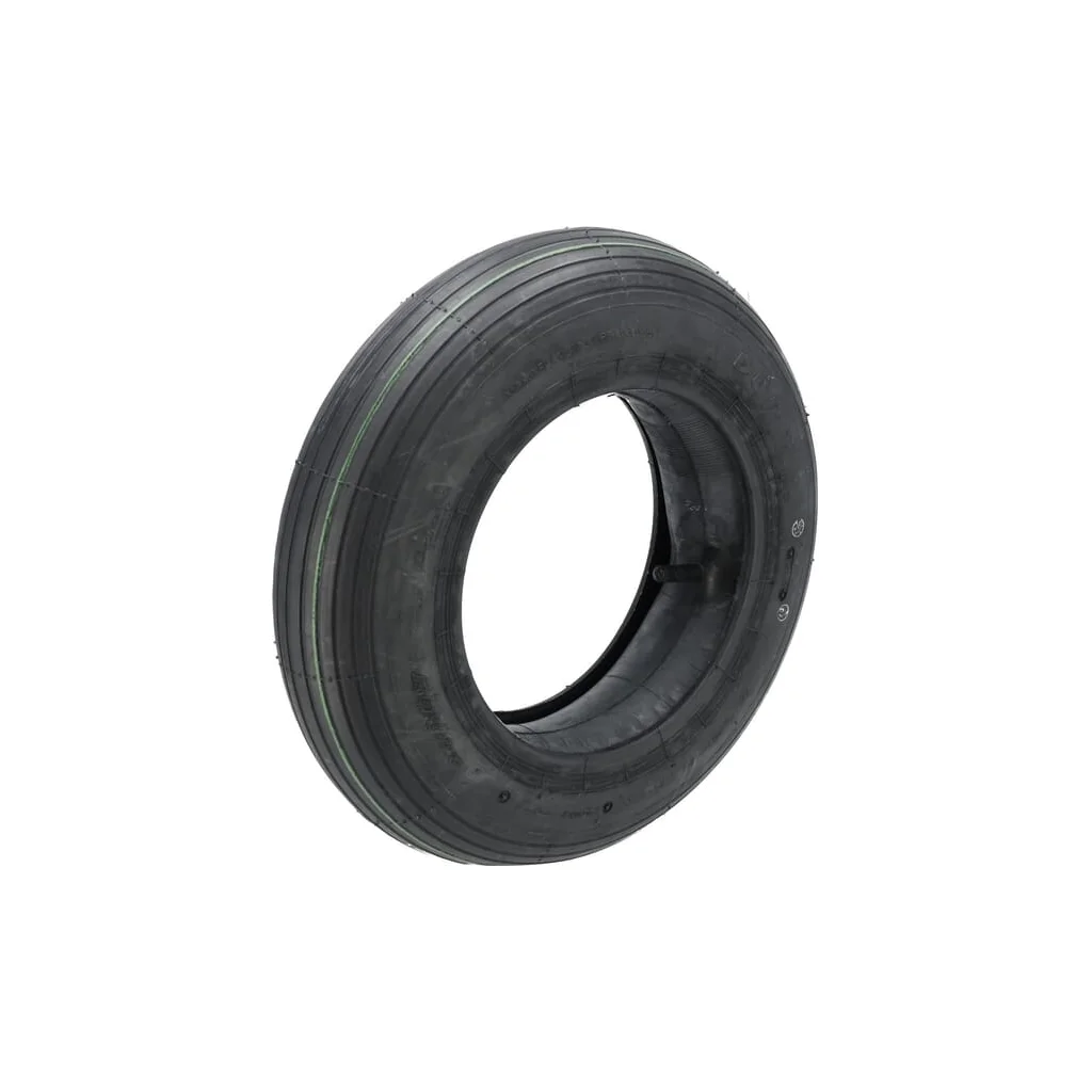 Anvelopă și cameră 3.50-8, 4 straturi, valvă dreaptă 35084T510KR