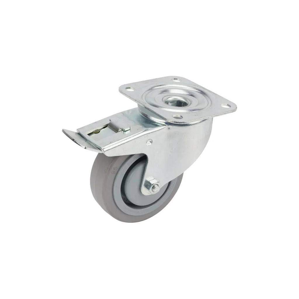 Roți pivotante cu bandă de cauciuc elastic 3477UFP100P62