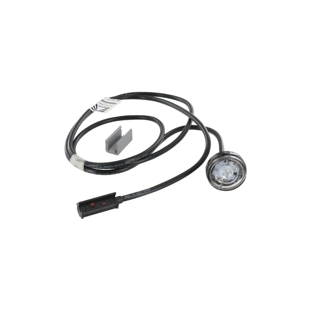 Lumină de poziție LED, rotundă, 12/24V, albă, fixare cu șurub, Monopoint II de Aspöck 316704077