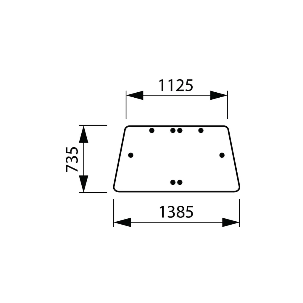 Geam spate 3555024M1