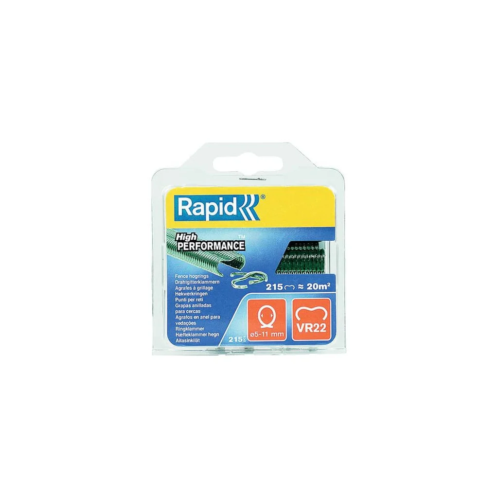 Inele pentru porci, oțel galvanizat acoperit cu plastic Rapid VR22 40108802