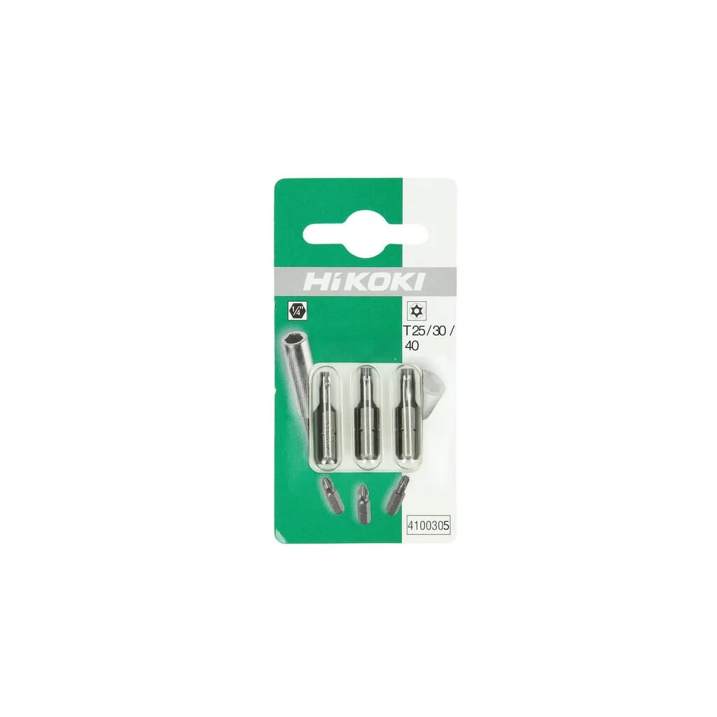 Capete Torx 1/4" cu orificiu T30-25mm 4100305