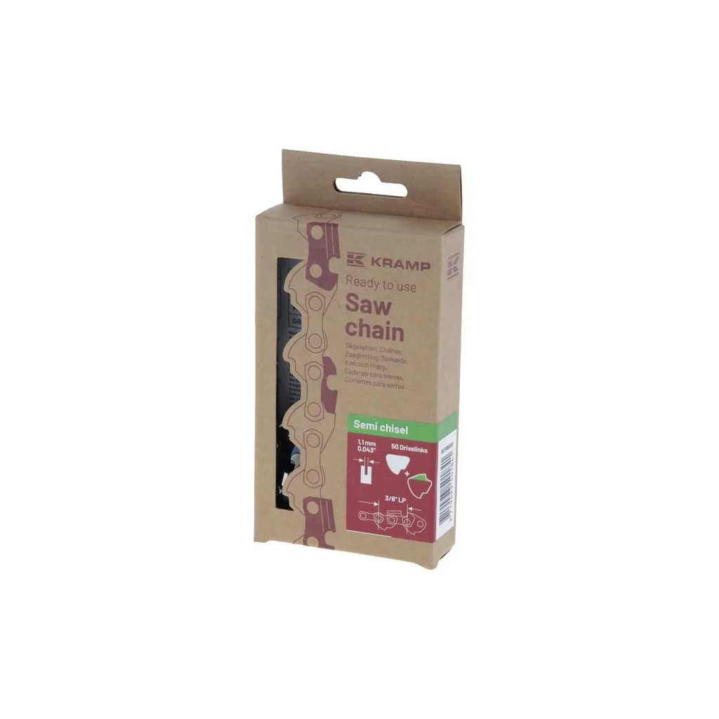 Lanț de ferăstrău 3/8" 1.1mm 50 DL semi-daltă,Kramp Eficienţă 38LP11SB50EKR