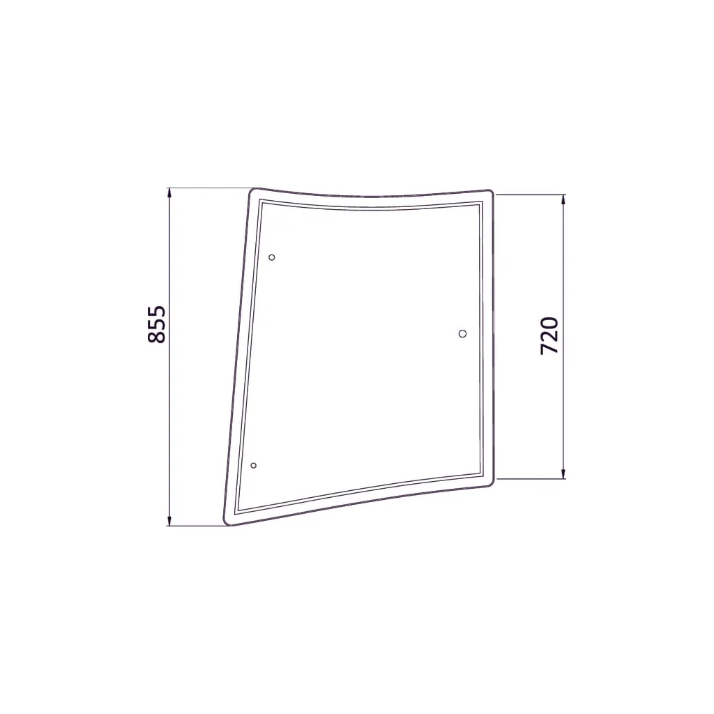 Geam lateral spate dreapta 3902131M1N