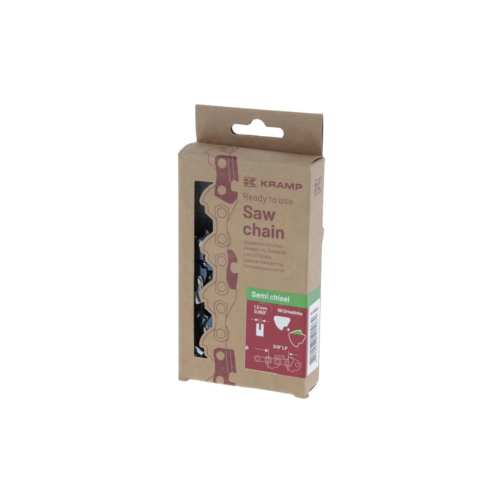 Lanț de ferăstrău 3/8" 1.3mm 56 DL semi-daltă,Kramp Eficienţă 38LP13SB56EKR