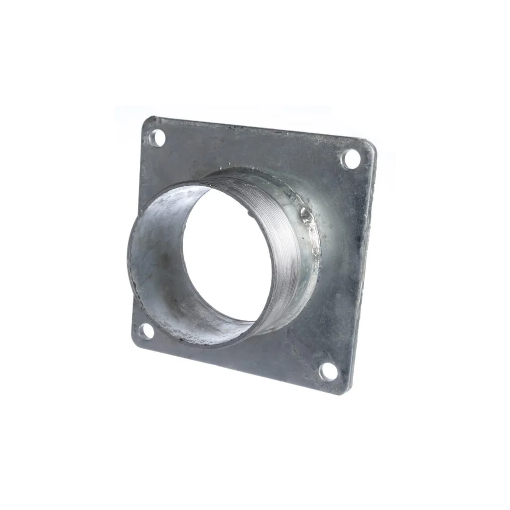 Flanșă pătrată 4" cu capăt filetat L=75mm 4306000KR
