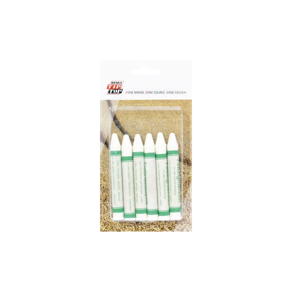 Creta de marcare albă, pachet de 6 4004012