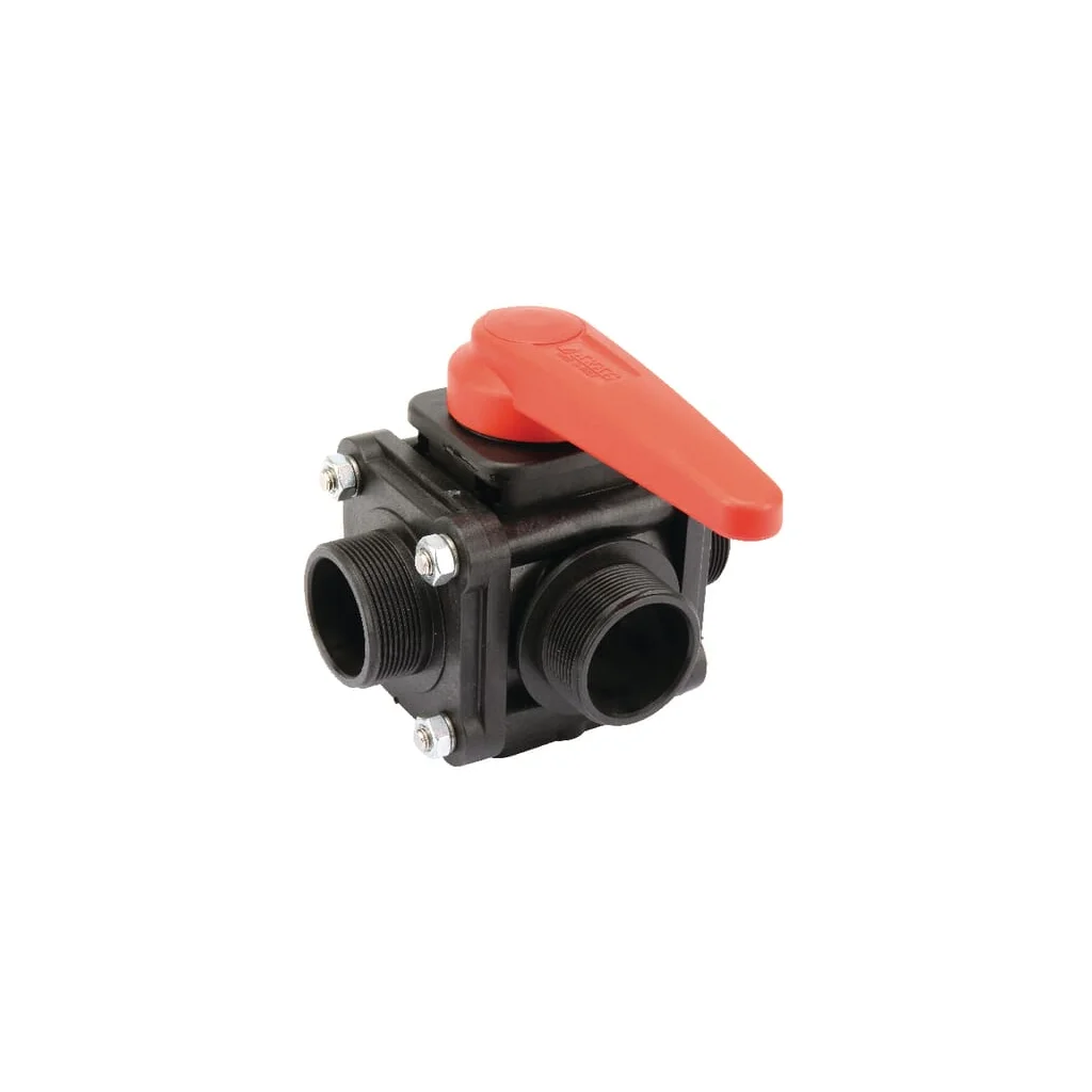 Robinet cu bilă 3 căi 2" tată 453016E77