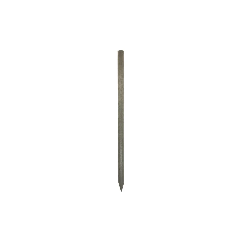 Stâlp gard 220cm x diametru 100mm gri AKO 44469