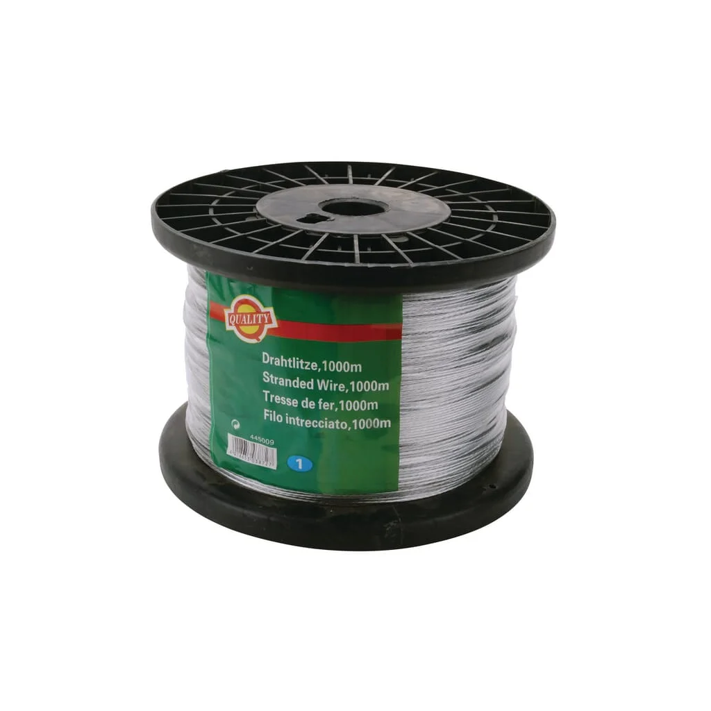 Sârmă gard electric 7 fire 1000m 445009