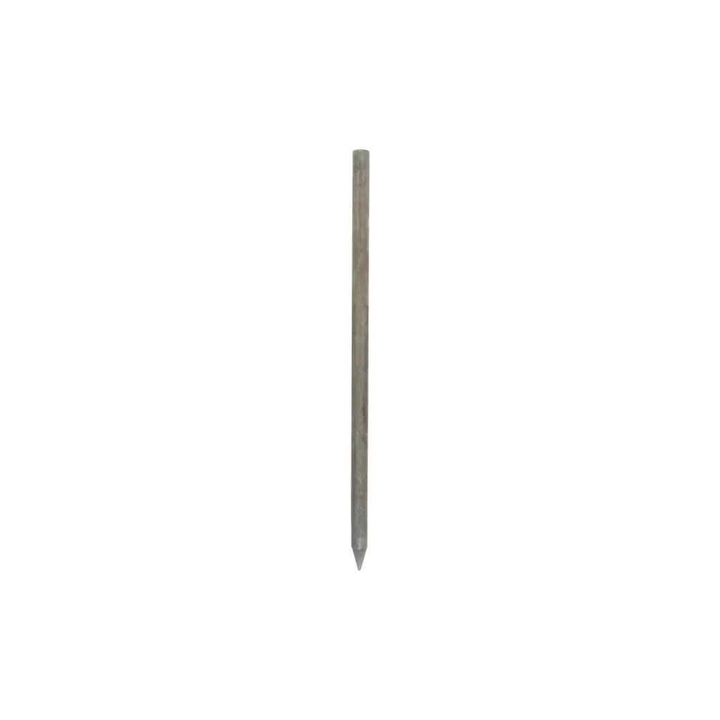 Stâlp gard 180cm x diametru 75mm gri AKO 44465