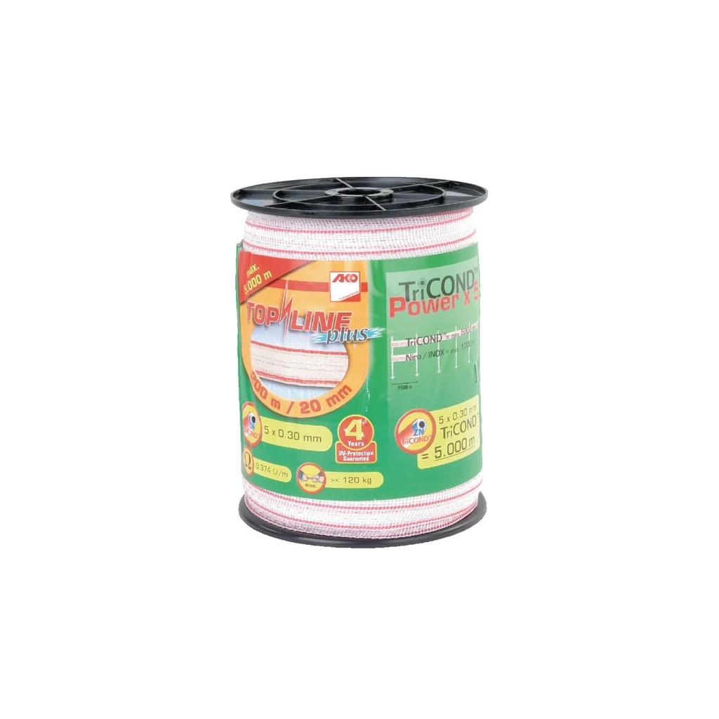Bandă pentru gard 20mm 200m TopLine+ 449551