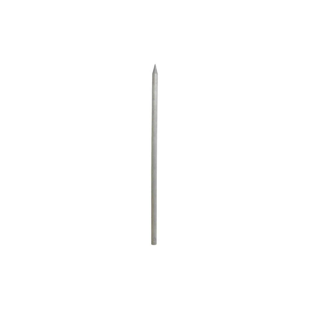 Stâlp gard 130cm x diametru 45mm gri AKO 44460