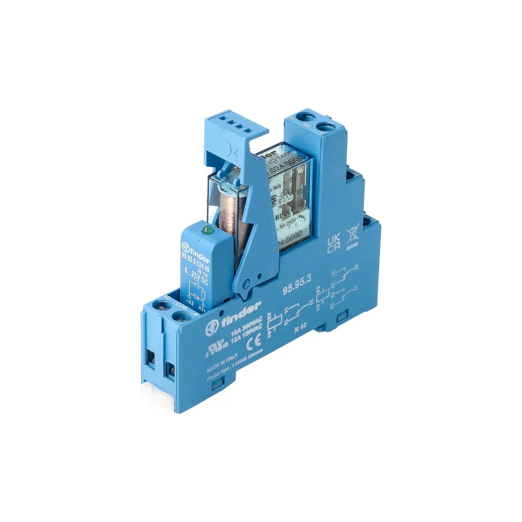 Interfață releu. Mod. terminal cu șurub 1CO 10A/12V DC/Agni/LED/diodă 493190120050