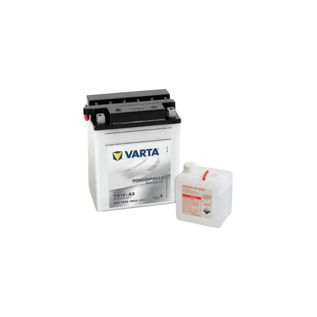 Baterie 12V 14Ah 190A Powersports Freshpack VARTA 514012019I314PS