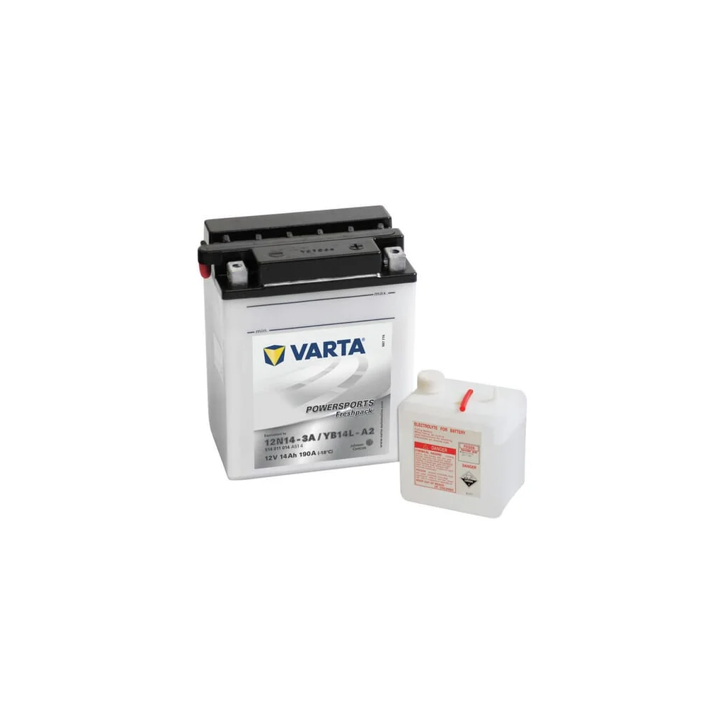 Baterie 12V 14Ah 190A Powersports Freshpack VARTA 514011019I314PS