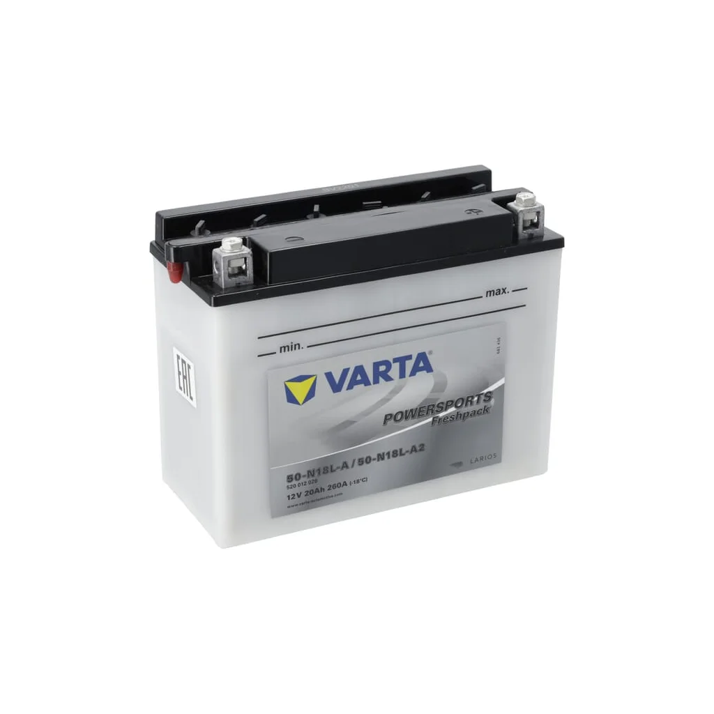 Baterie 12V 20Ah 260A Powersports Freshpack VARTA 520012026I314PS