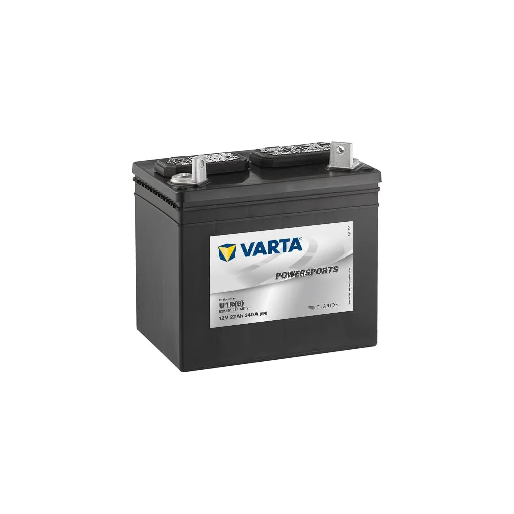 Baterie 12V 22Ah 340A Powersports Grădinărit VARTA 522451034I312PS