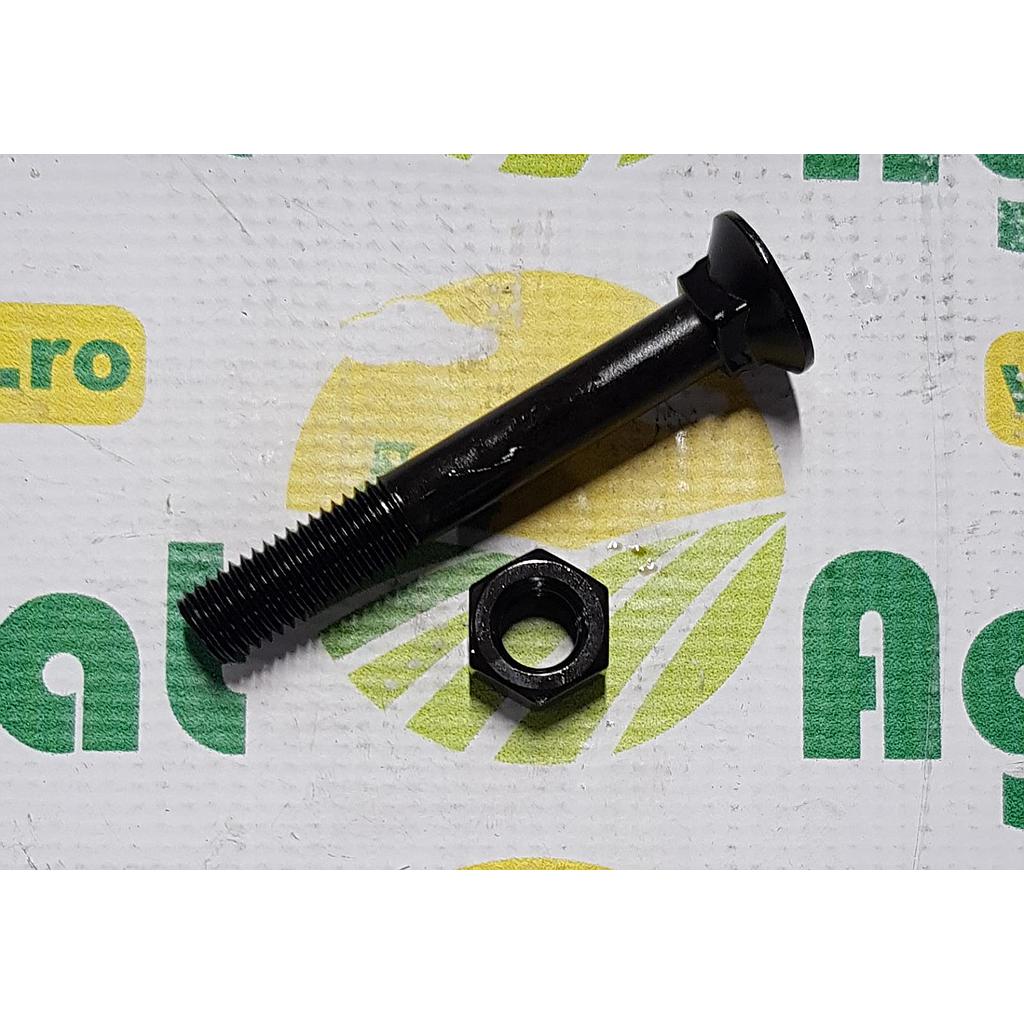 Surub plug cu gat patrat si piulita M12X90