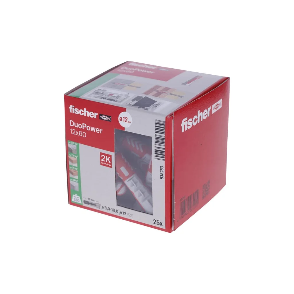 Plug Duopower 12x60 cutie 25 buc 538253