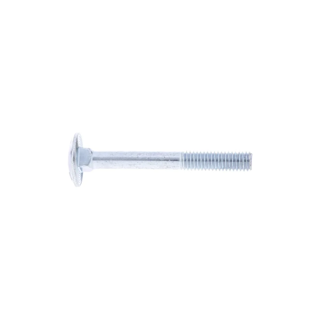 Șurub cap bombat torbant gât pătrat DIN603 M6x1x50mm filet 18mm oțel zincat grupa 8.8 Kramp 60365088