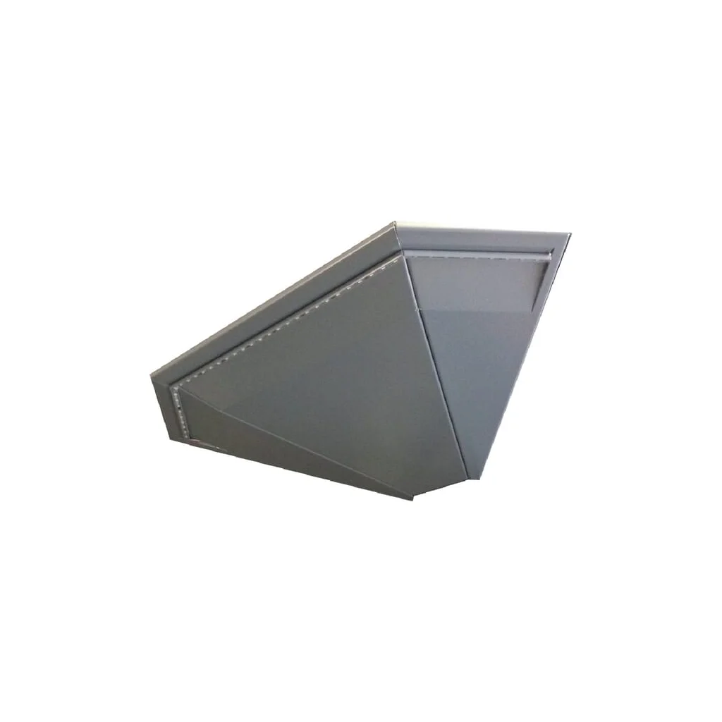 Panou colț extensie cu LED alb/aluminiu 57402267X