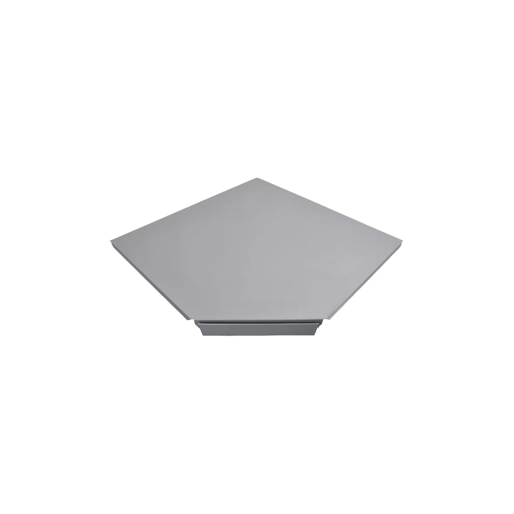 Raft 90° 30cm alb/aluminiu 57141730X