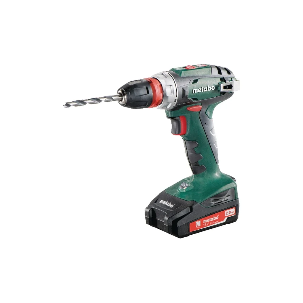 Maș. de găurit/înșurubat cu acum. BS 18 Q 602217500MET