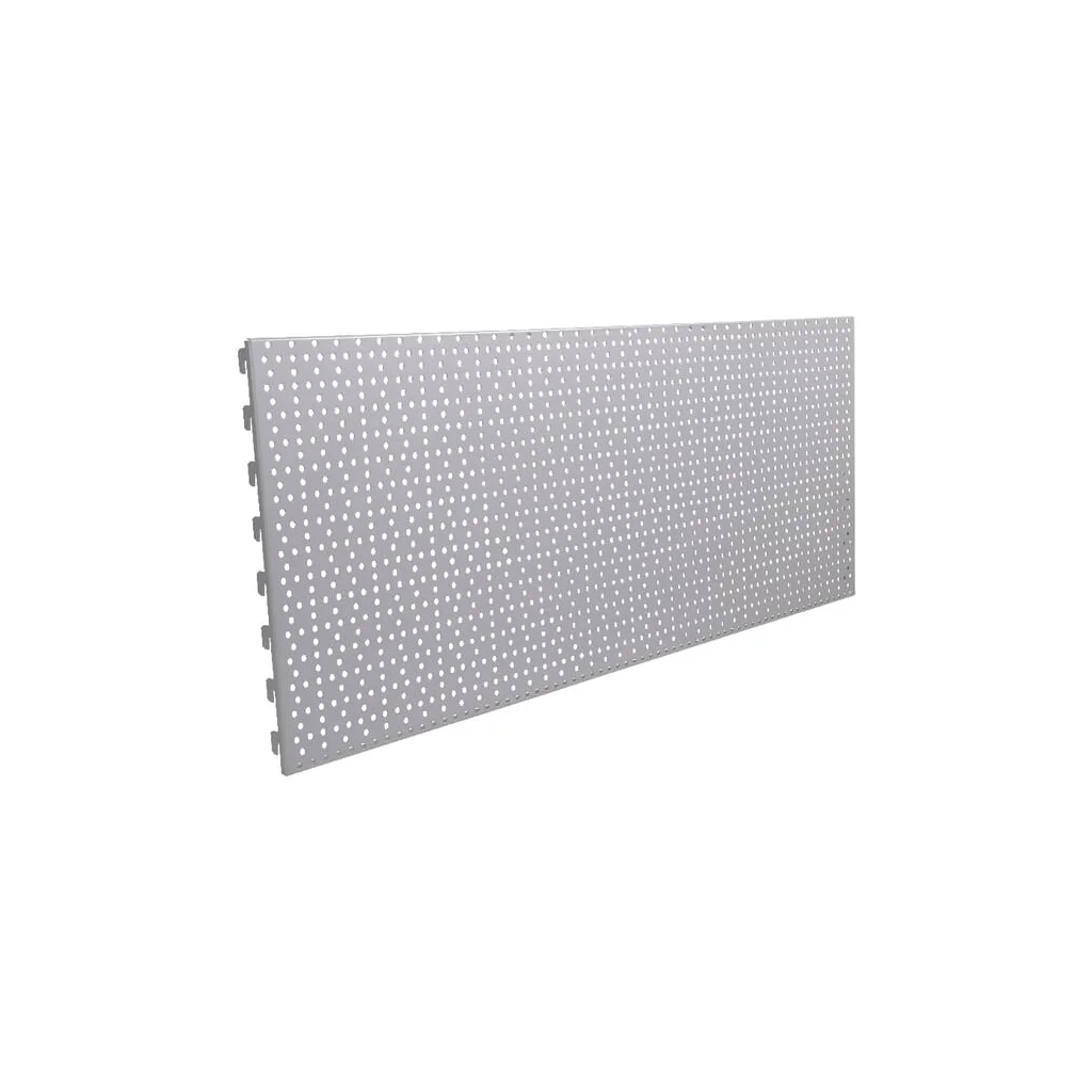 Panou perforat 40x66,5cm alb/aluminiu 57232064X
