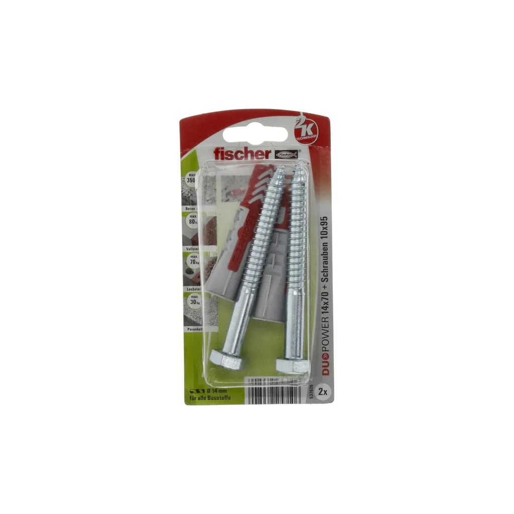 Plug Duopower 14x70 S 2 buc. 537666