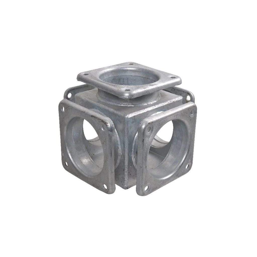 Piesă racord în cruce cu 5 căi 6" 6350005Z