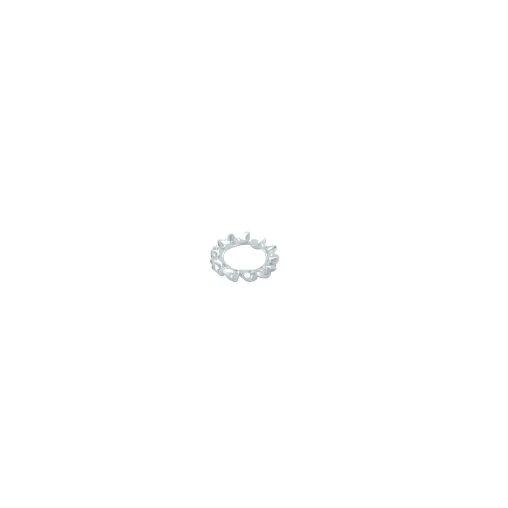 Şaibă rotundă elastică crestată DIN6798 M6x11x0,7mm oțel zincat Kramp 6798A6