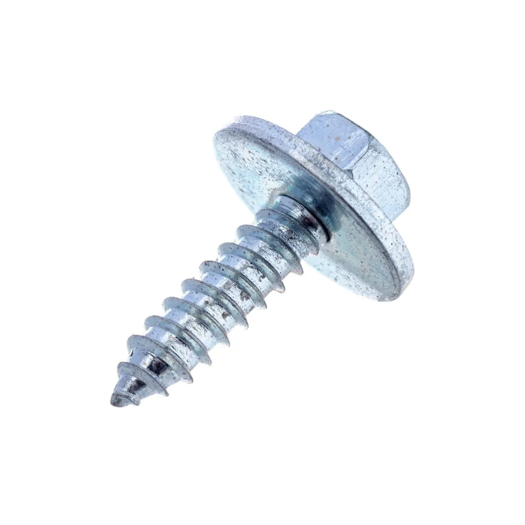 Șurub pentru tablă autofiletant cap hexagonal cu șaibă DIN6901 4,8x19mm oțel zincat Kramp 69014819P100