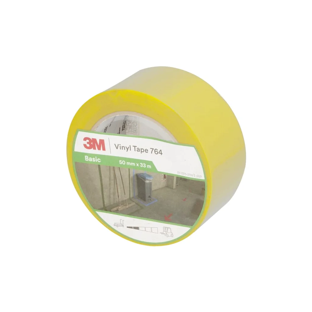 Bandă de vinil 764, galben, 50mm x 33M 7100260285