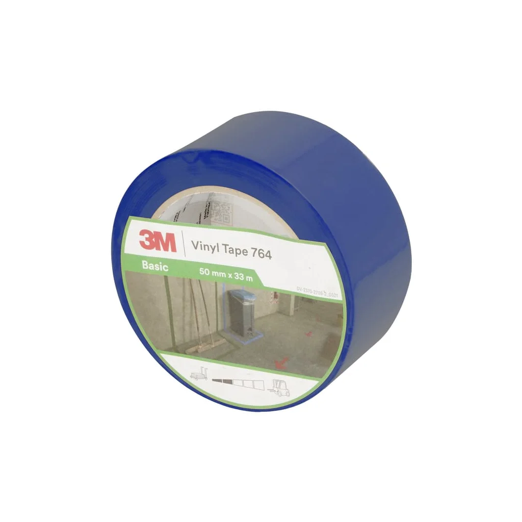Bandă de vinil 764, albastru, 50mm x 33M 7100260288