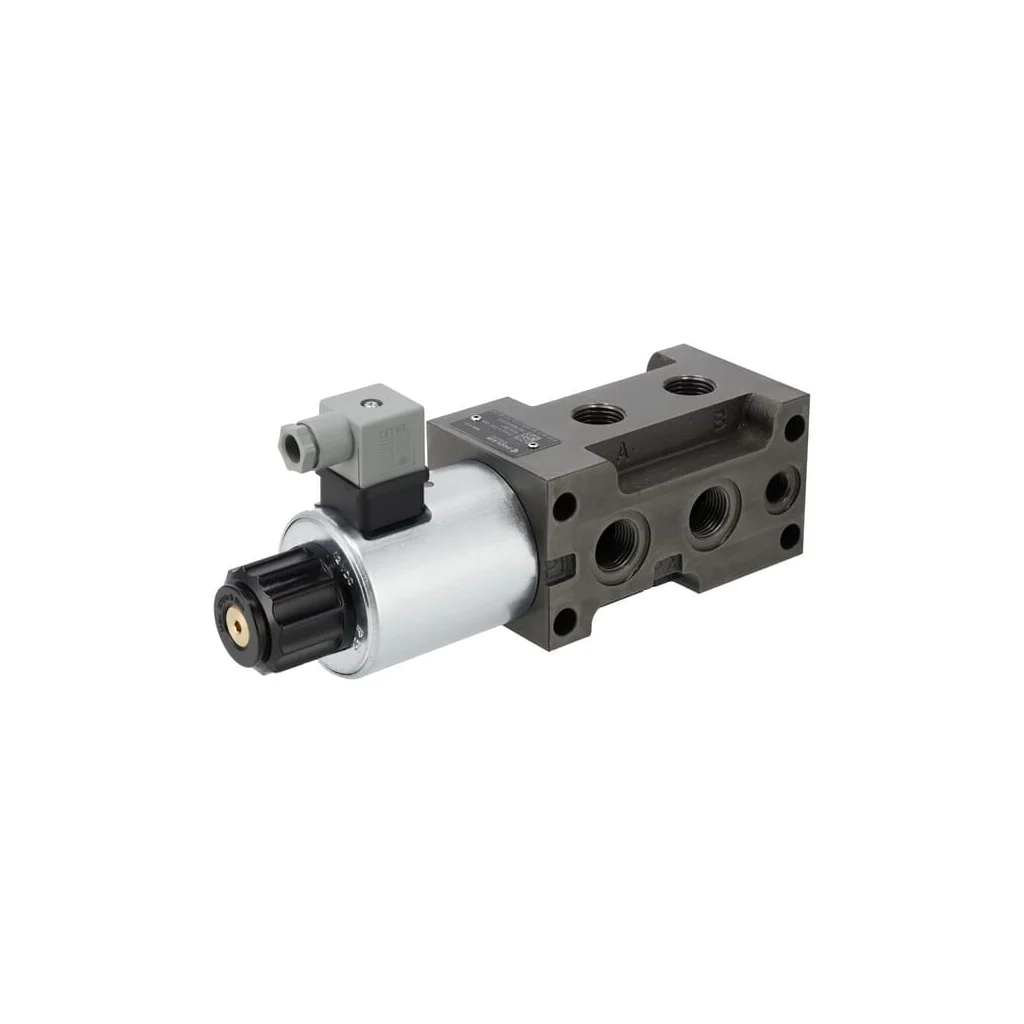 Supapă de control 6/2, 1/2 12VDC. compatibilă cu flanșă 6KVH1012VFL