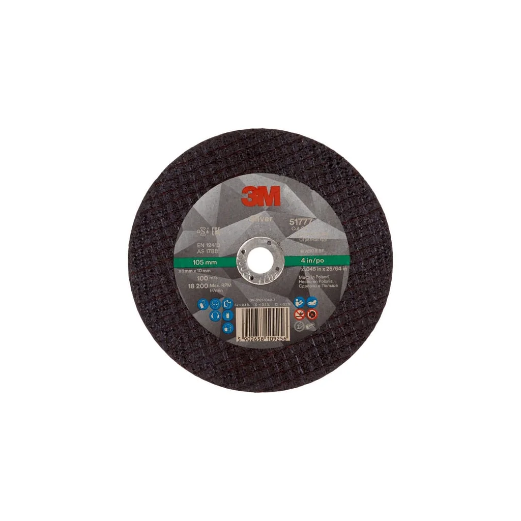 Disc de debitare, T41, 105x1x10mm, 3M™ Silver 7100139219