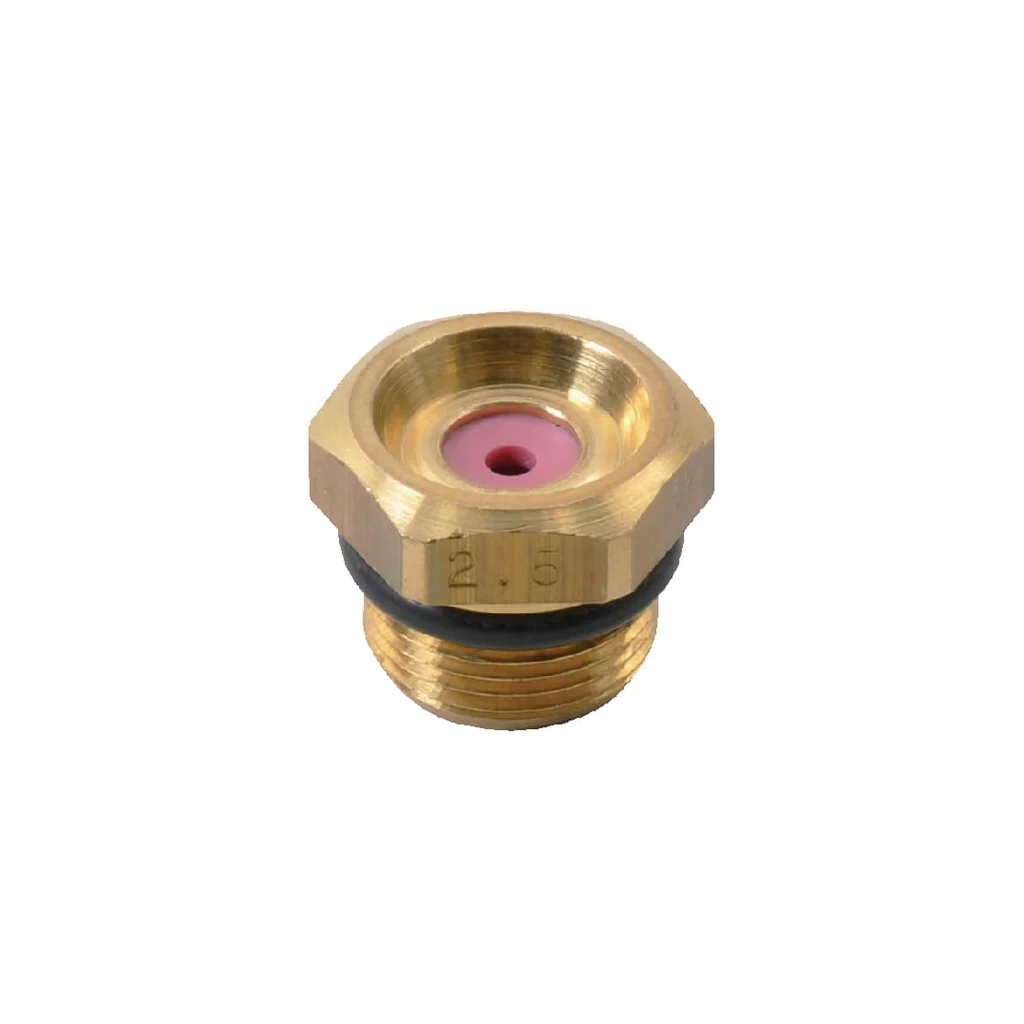 Duză cu jet plat 6818 50° 2.5, alamă, Braglia 68180216