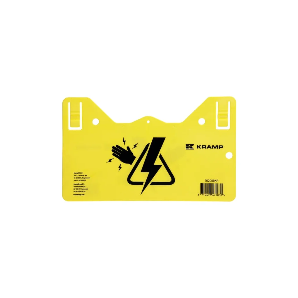 Semn de avertizare Caution Electric Fence 702009KR