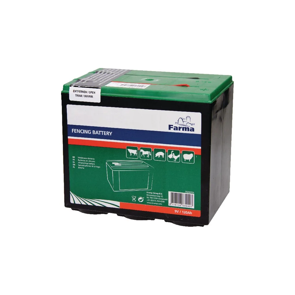 Baterie uscată gard electric 9V 120Ah 702007FA
