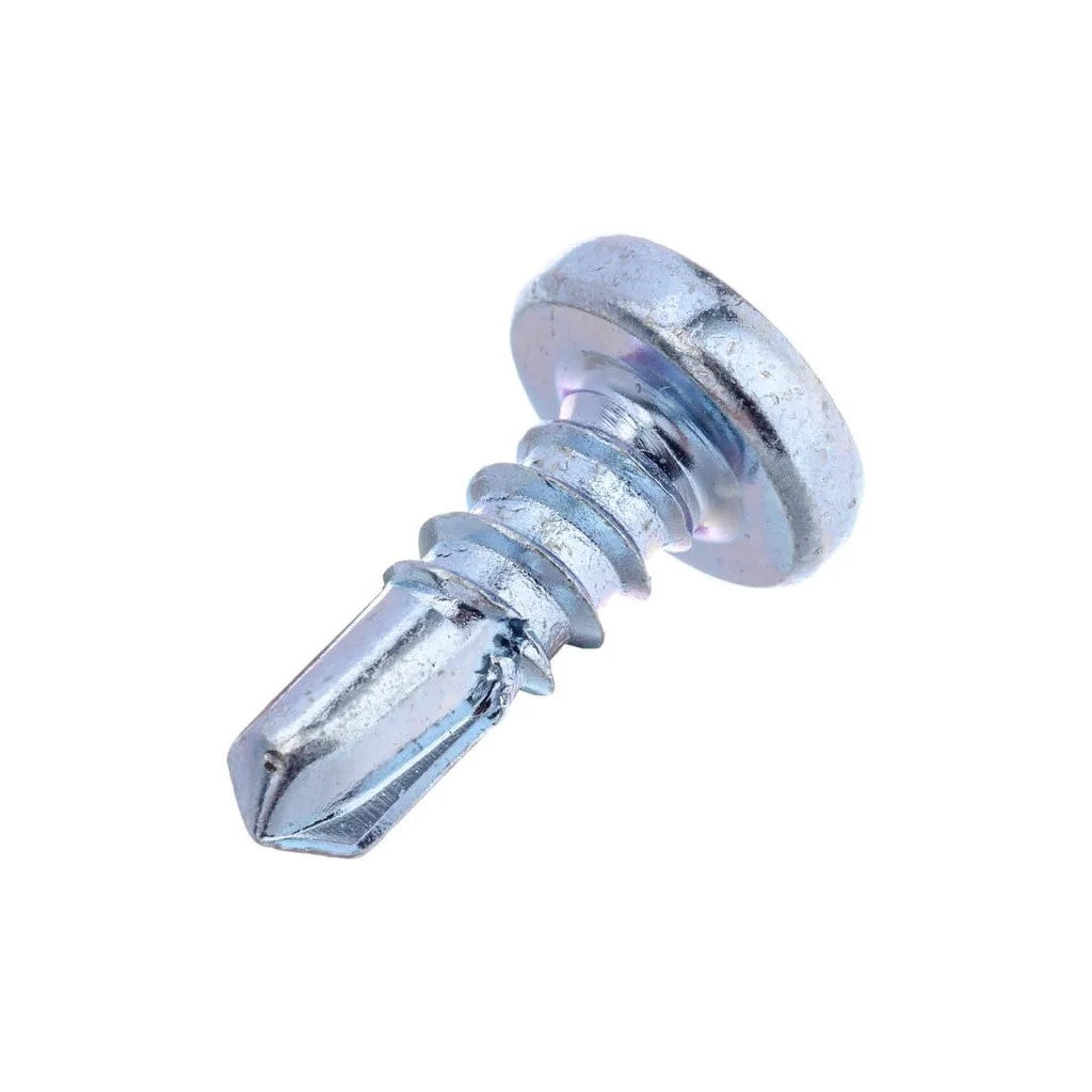 Șurub autoforant cap bombat în cruce PH2 DIN7504 4,8x13mm oțel zincat Kramp 7504N4813P200