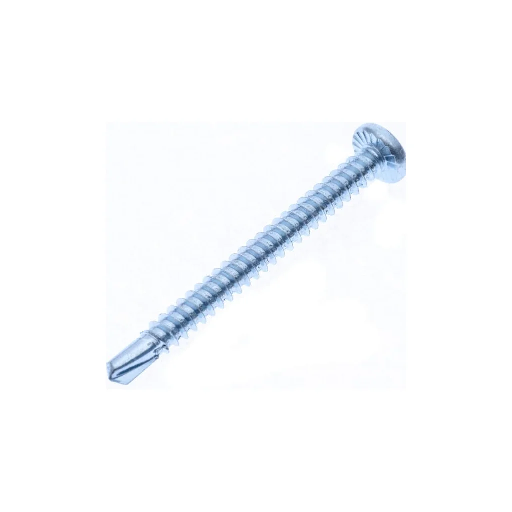 Șurub autoforant cap bombat în cruce PH2 DIN7504 4,8x50mm oțel zincat Kramp 7504N4850P200