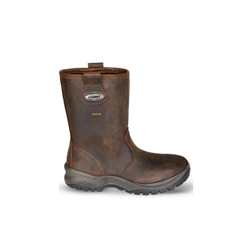 Cizme de siguranță maro, clasa S3, mărimea 48, model Rigger Grisport 7029948
