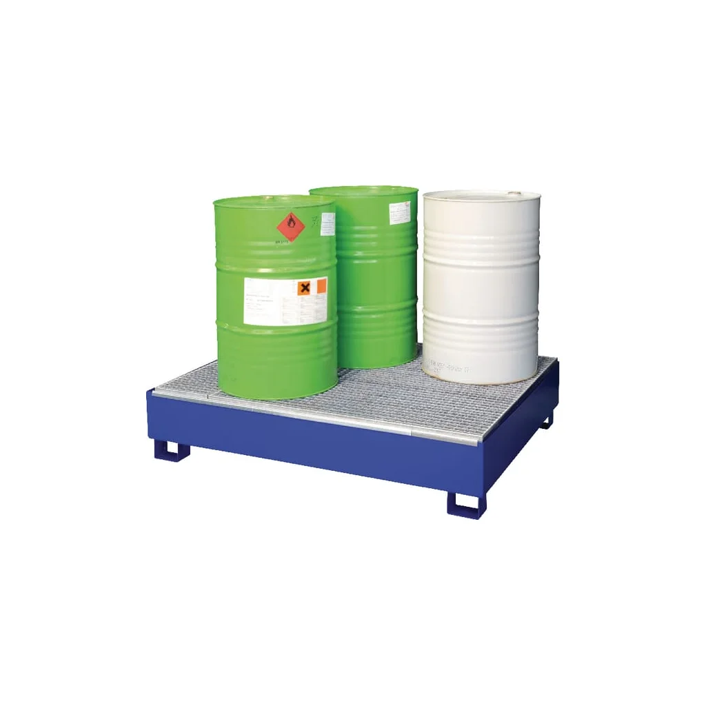 Cuvă de retenție oțel albastru capacitate 205l 1200x1210x285mm Cemo 7688CEMO