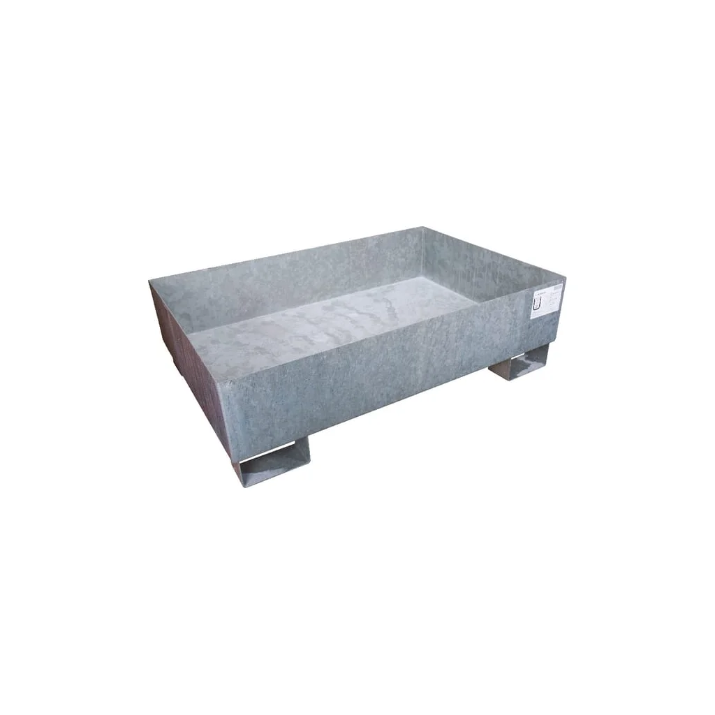 Cuvă de retenție oțel capacitate 210l 1200x800x350mm Cemo 7680CEMO