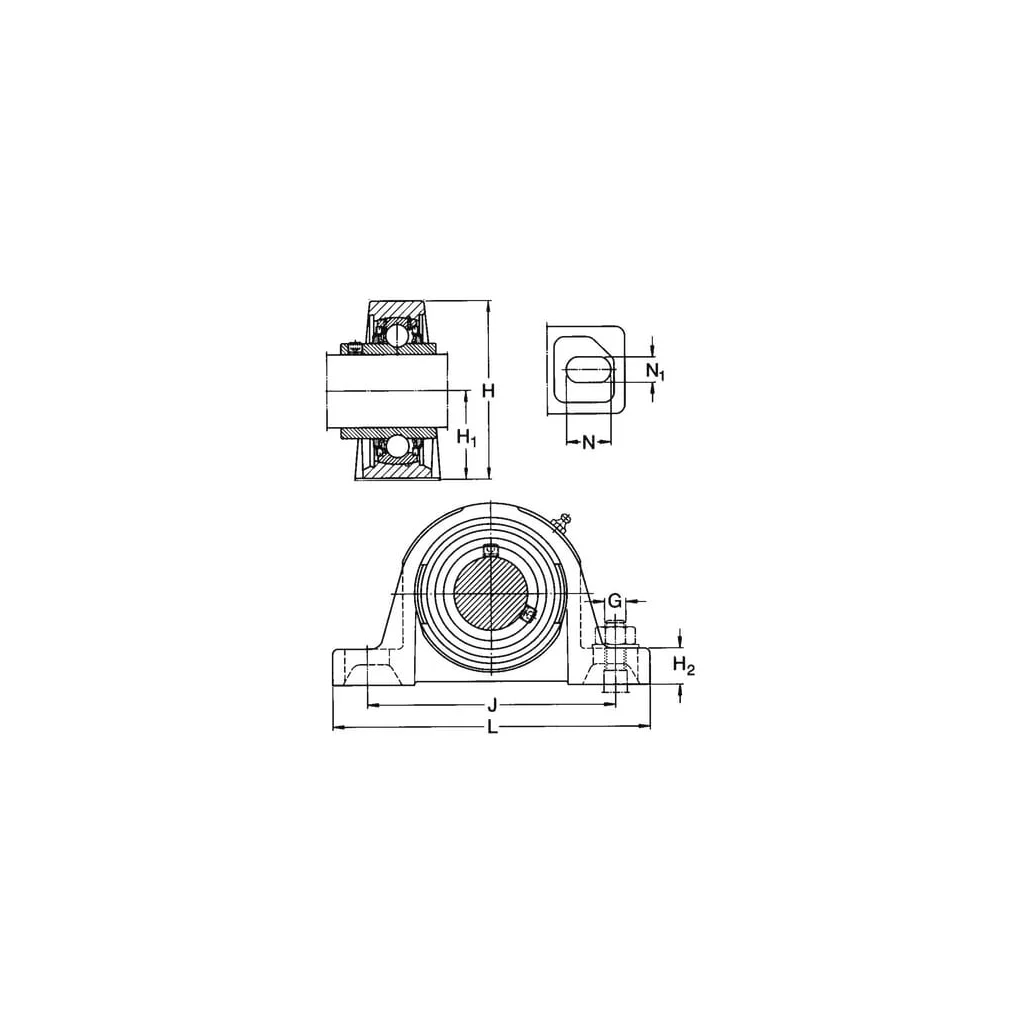 Lagăr cu rulment SY 50 TR 7500SY50TR