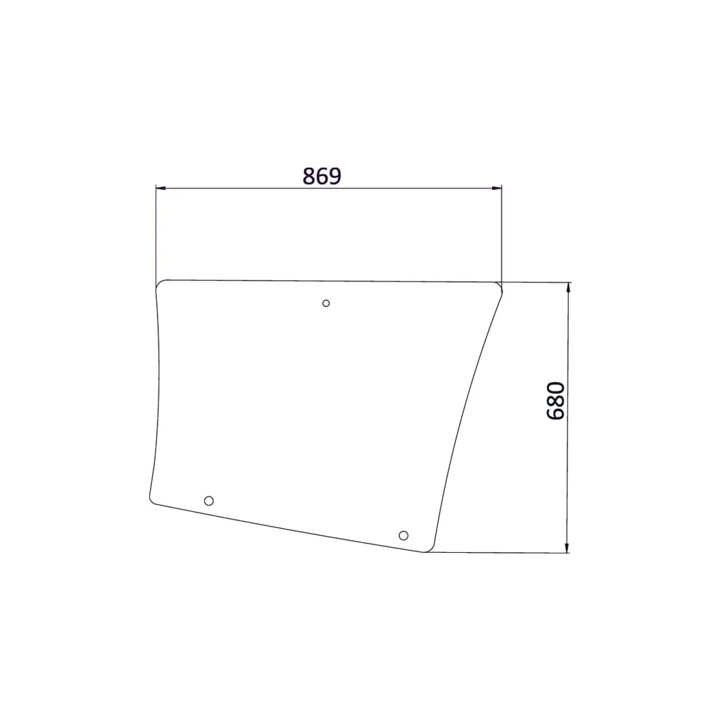 Geam spate lateral 7700054132N